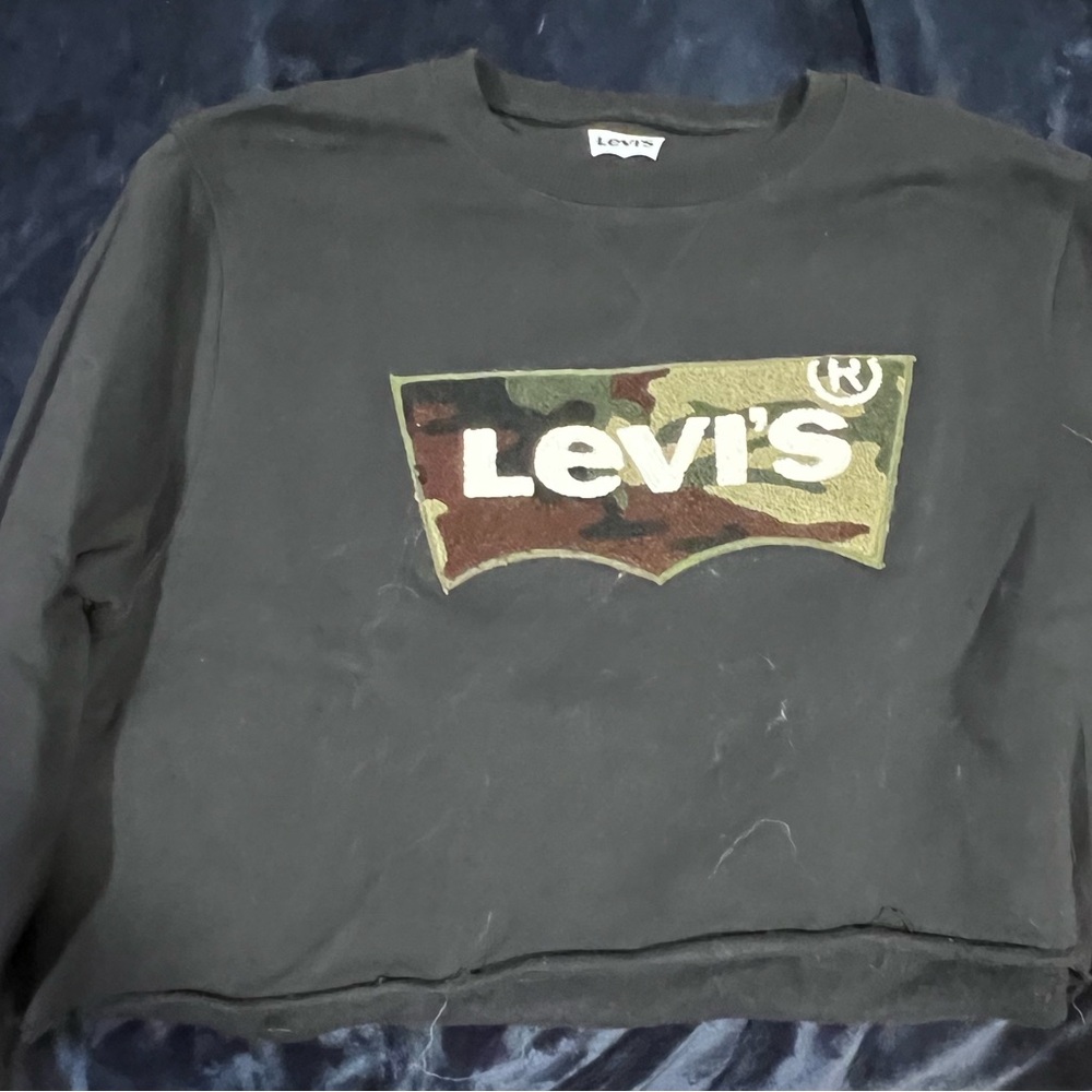 Levi’s cropped sweatshirt